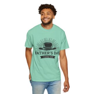 Father’s Day “I Love You” Hat Design T-Shirt – Cute Love Graphic Tee for Dads, Perfect Gift for Father’s Day, Birthday & Special Celebration Wear. - Image 30