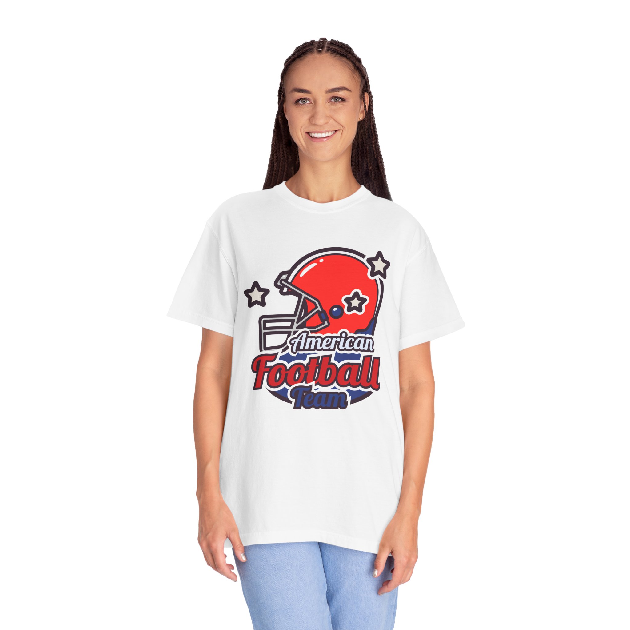C - 16.13a - Authentic Football Team T-Shirt, Unisex Sports Tee, Garment Dyed Shirt, Game Day Apparel, Perfect for Football Fans, Casual Wear. - Image 11