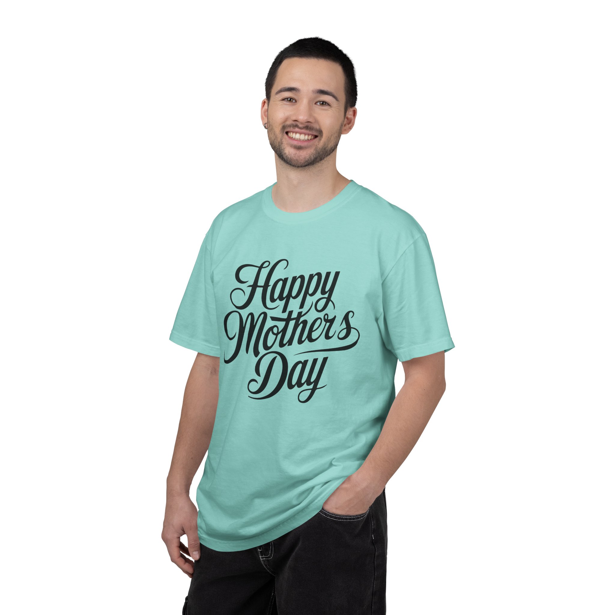 Happy Mother’s Day Script Mom Gift T-Shirt – Cute Love Graphic Tee for Moms, Perfect Gift Giving & Special Celebration Wear. - Image 26