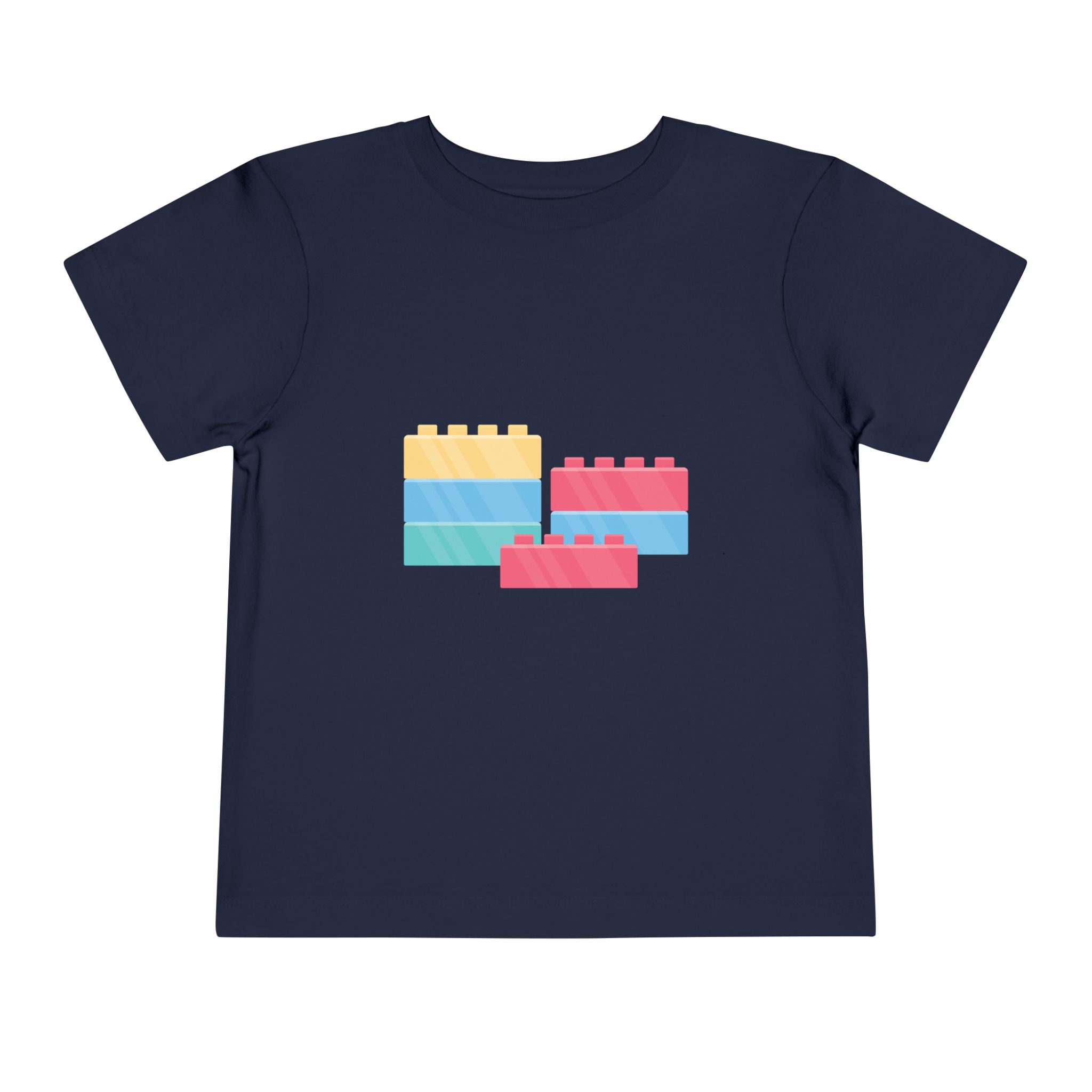 Colorful Building Blocks Toddler T-Shirt – Cute Kids Graphic Tee for Boys & Girls. - Image 13