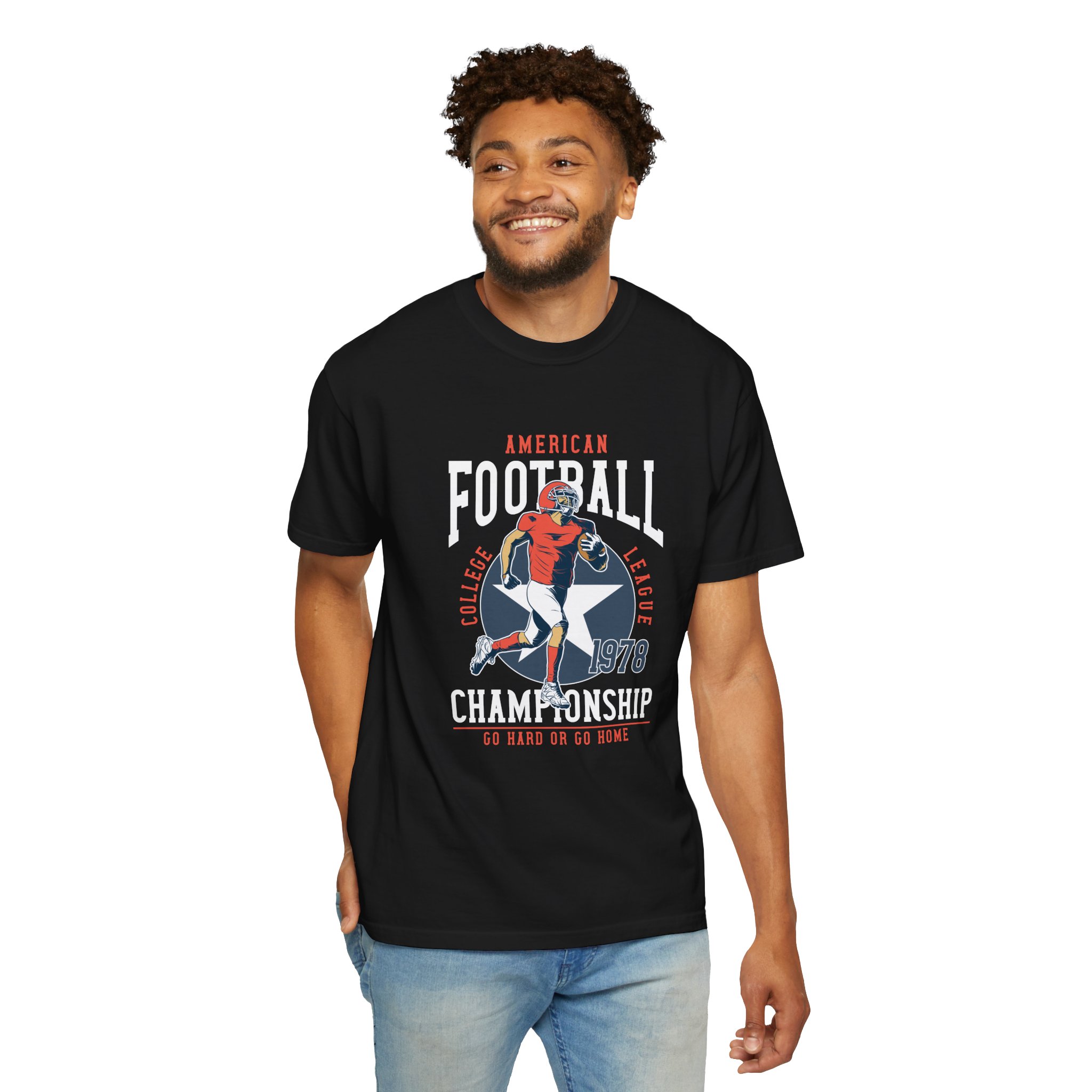 C - 16.19 - Vintage Football Championship T-Shirt, Sports Tee, Unisex Apparel, Gift for Football Fans, Casual Wear, Retro Style, Game Day Shir. - Image 6