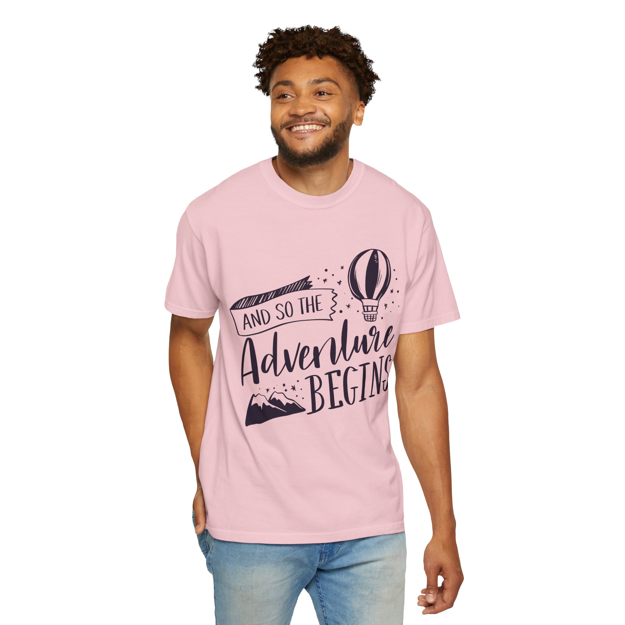C - 14.1b - Adventure Begins Unisex T-Shirt, Travel Tee, Gift for Wanderlust, Adventure Apparel, Casual Wear, Explorer Top. - Image 54