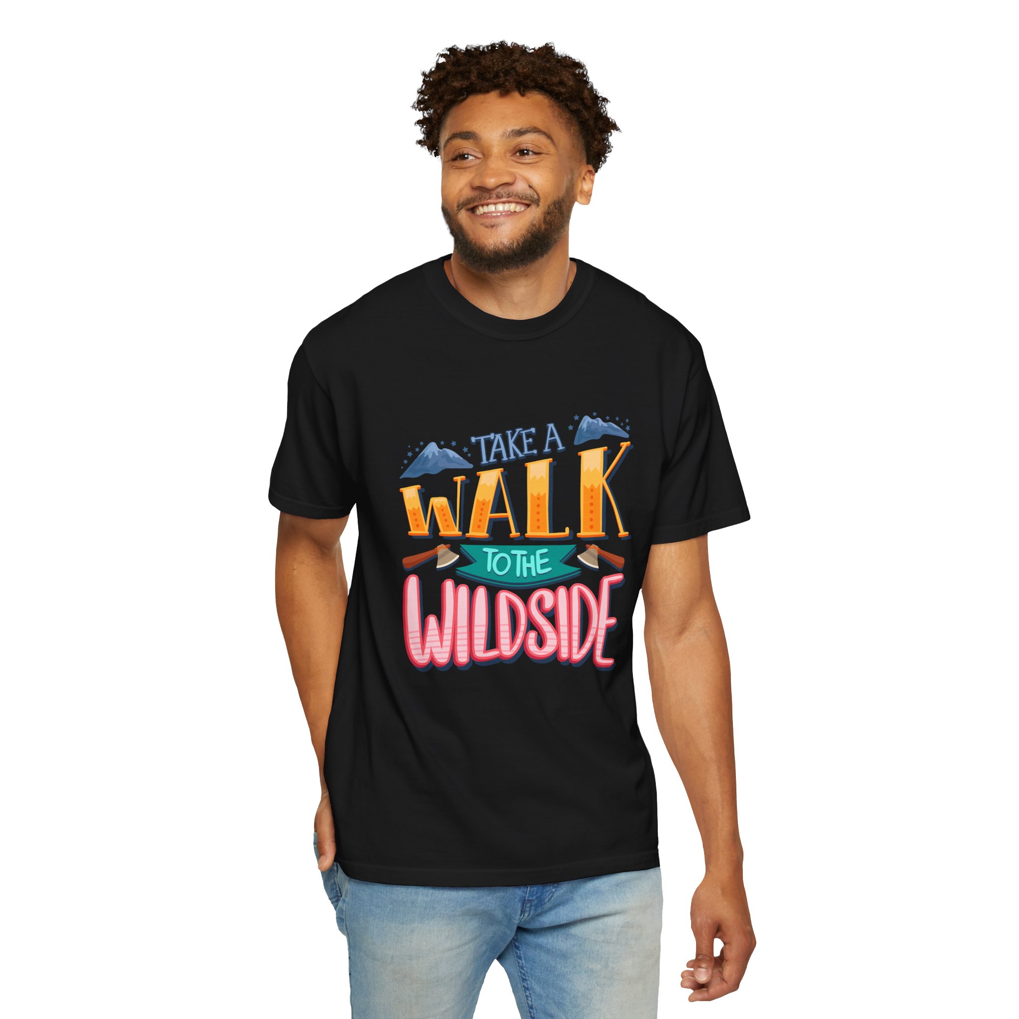 Wildside Adventure T-Shirt, Wanderlust Tee, Nature Lover Shirt, Casual Outdoor Wear, Hiking Gift. - Image 6
