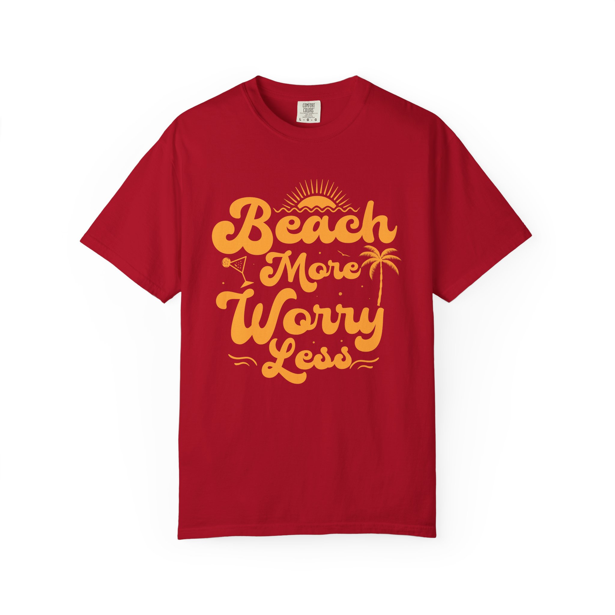 C - 13.12a - Beach Vibes T-Shirt - Unisex Garment-Dyed Tee, Summer Apparel, Gift for Beach Lovers, Vacation Outfit, Relaxing Days. - Image 49