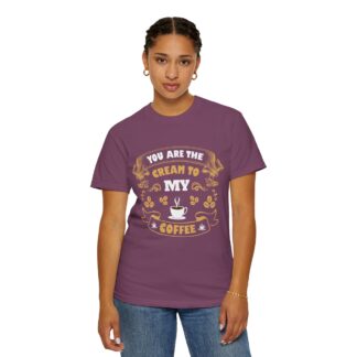 Cool coffee lover t-shirt – you are the cream to my coffee - Image 44