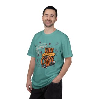 Coffee drinkers t-shirt – Life Begins After Coffee - Image 26