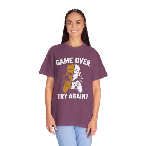 Gaming Tshirt for Boys - Playful Gamer Gift - Game Over Unisex Tee - Image 35