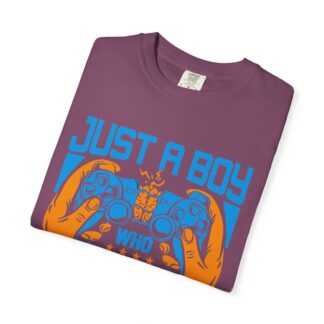 Game Controller T Shirt for Young Gamers - Just a Boy Who Loves Video Games Unisex Tee - Image 47