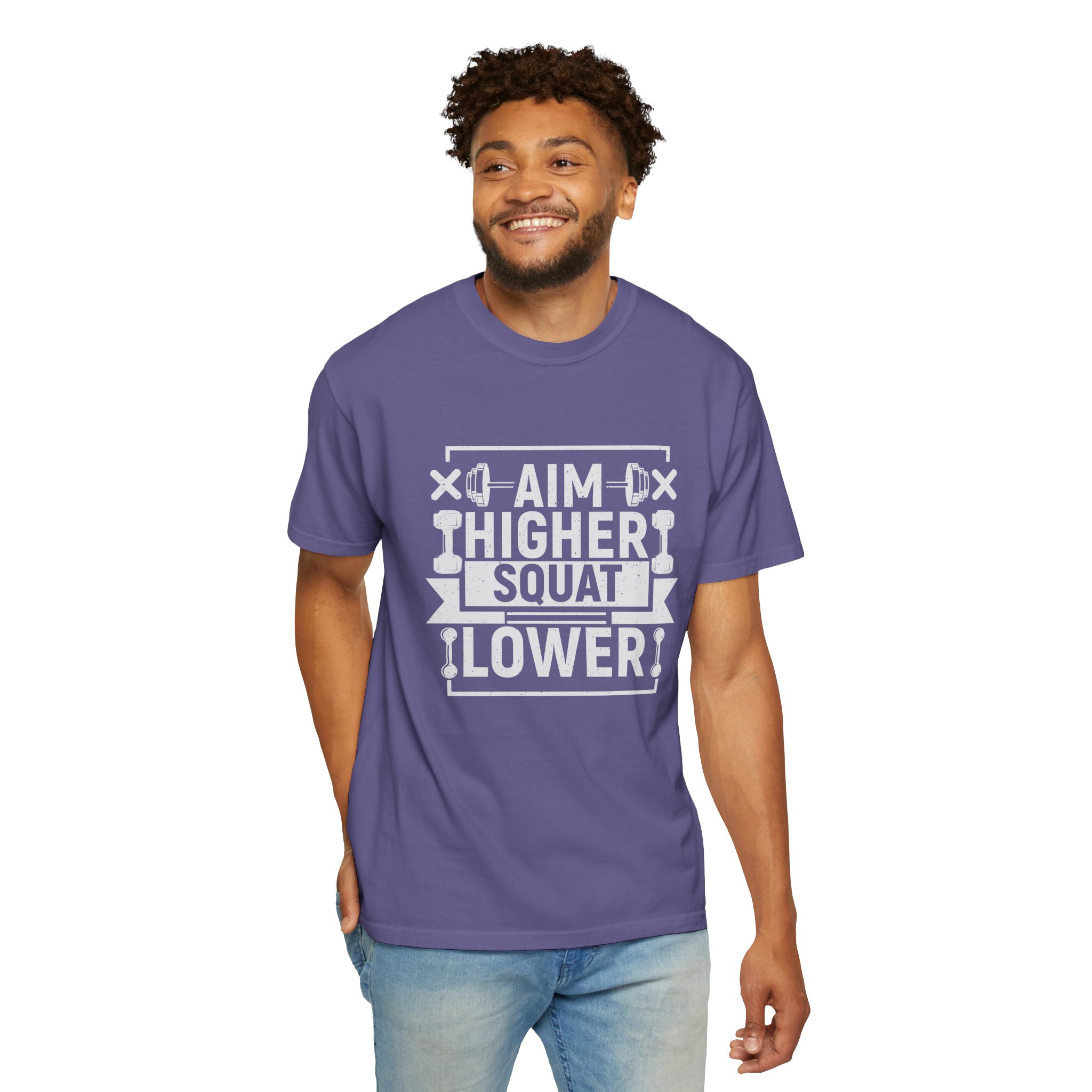 Fitness Motivational T-Shirt, Gym Tee for Active Lifestyle, Workout Apparel, Gift for Fitness Enthusiasts, Exercise Outfit, Squat Humor Tee. - Image 22