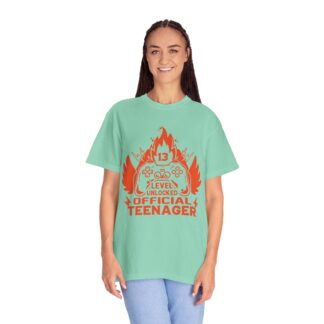Teen Gamer Tshirt - Official Birthday Tee - Level Unlocked Official Teenager Unisex Tee – 13th Birthday Gamer Graphic Tee for Teens, Fun Celebration & Gaming Vibes. - Image 19