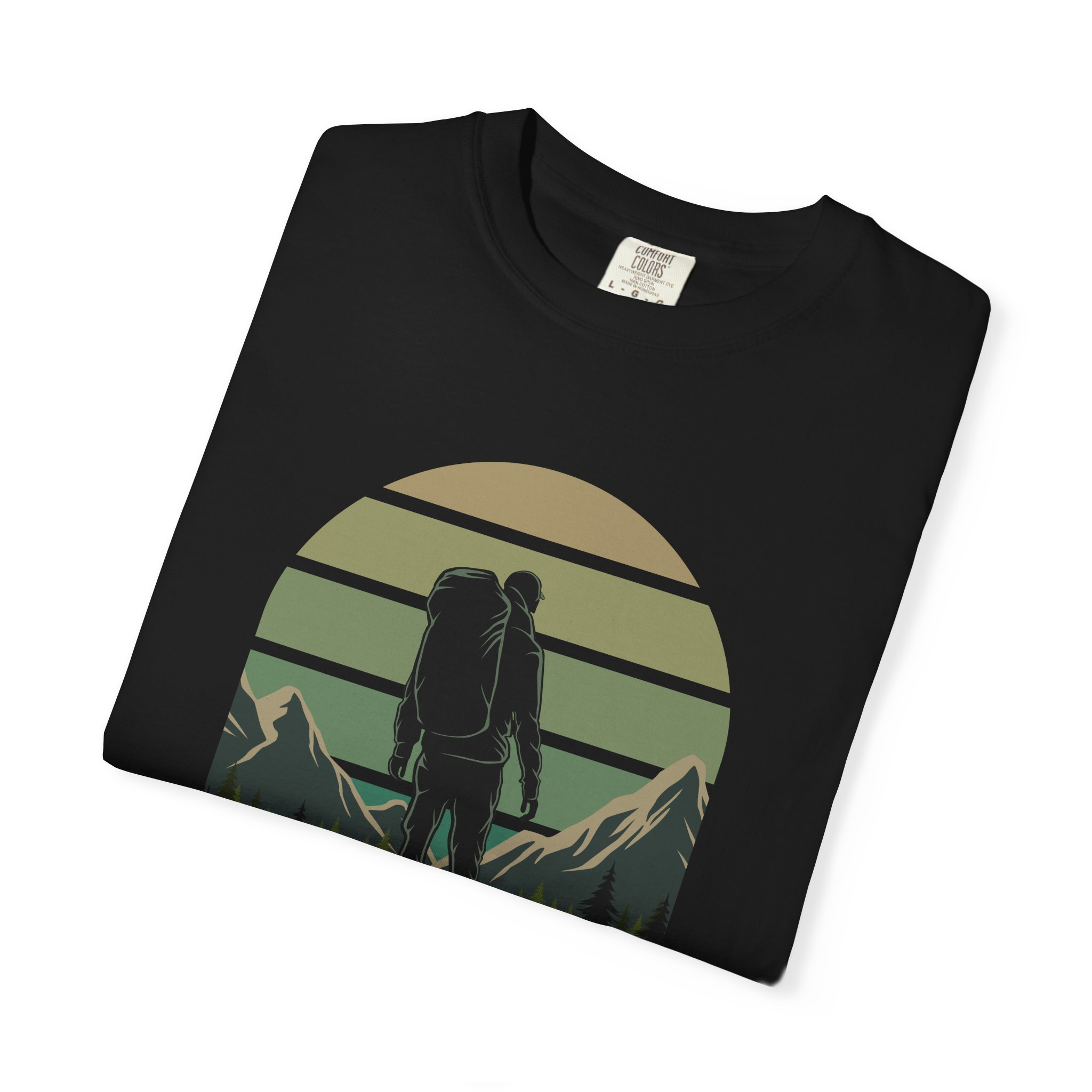 Adventure Mountain Hike T-Shirt | Unisex Garment-Dyed Tee | Nature Lover Gift | Outdoor Adventure Apparel | Hiking Outfit. - Image 31