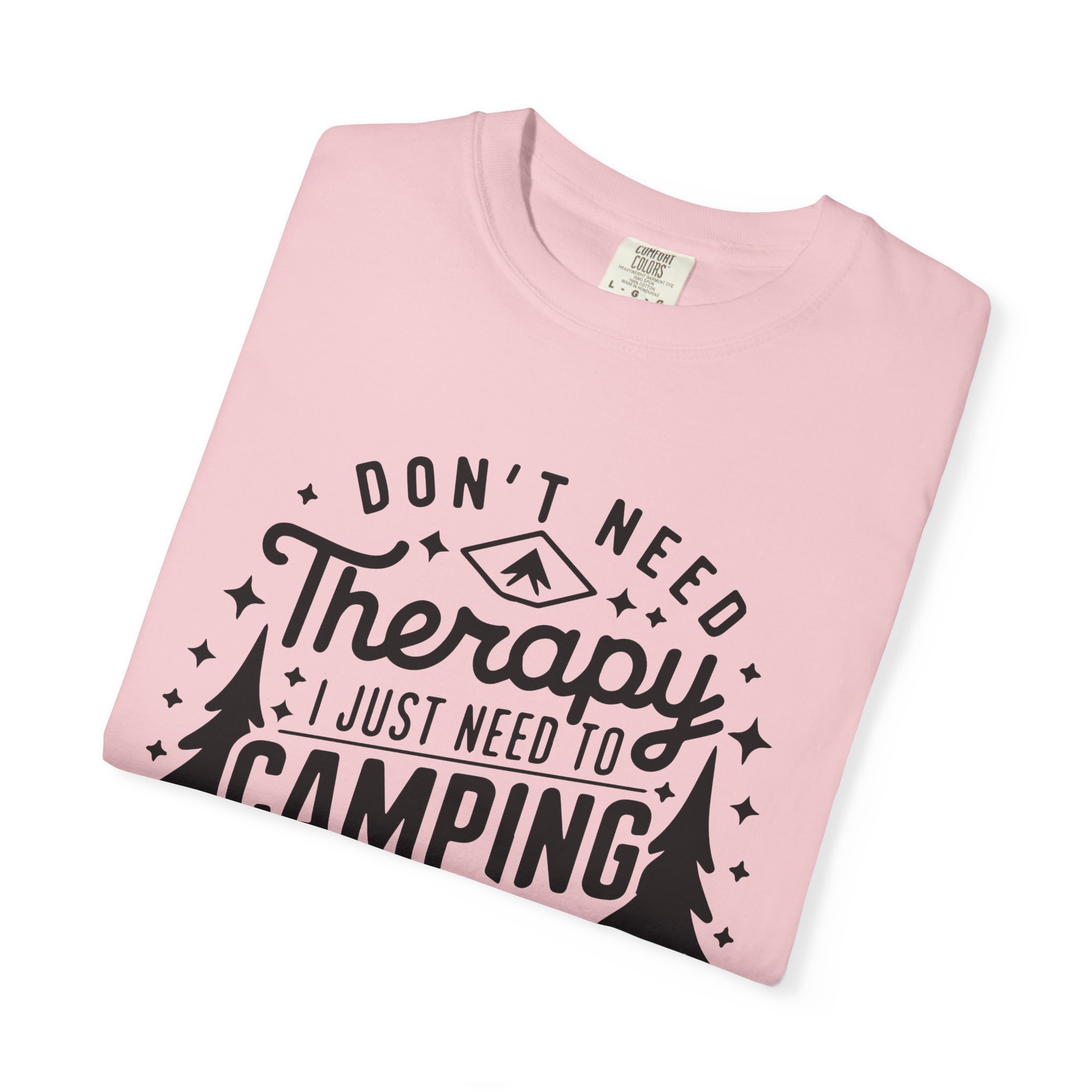 Camping Therapy T-Shirt | Unisex Garment-Dyed Tee for Outdoor Lovers, Perfect Gift for Campers, Nature Lovers, and Adventure Seekers. - Image 55