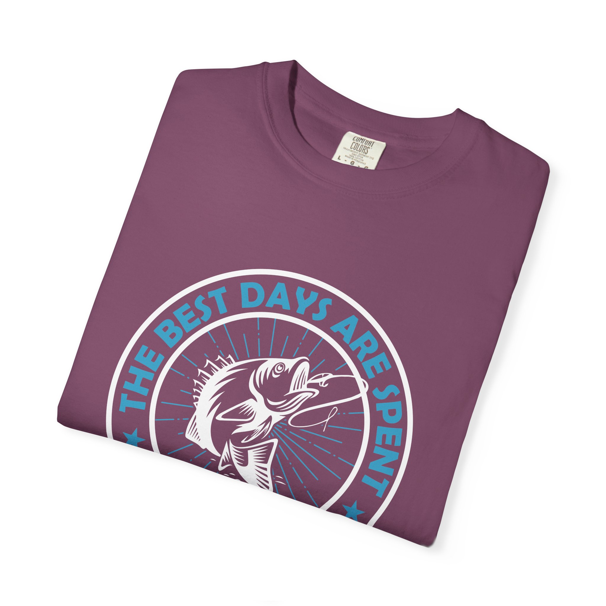 Fishing Enthusiast Garment-Dyed T-Shirt, Casual Wear, Gift for Dad, Outdoor Apparel, Eco-Friendly Fishing Shirt, Summer Fashion. - Image 31