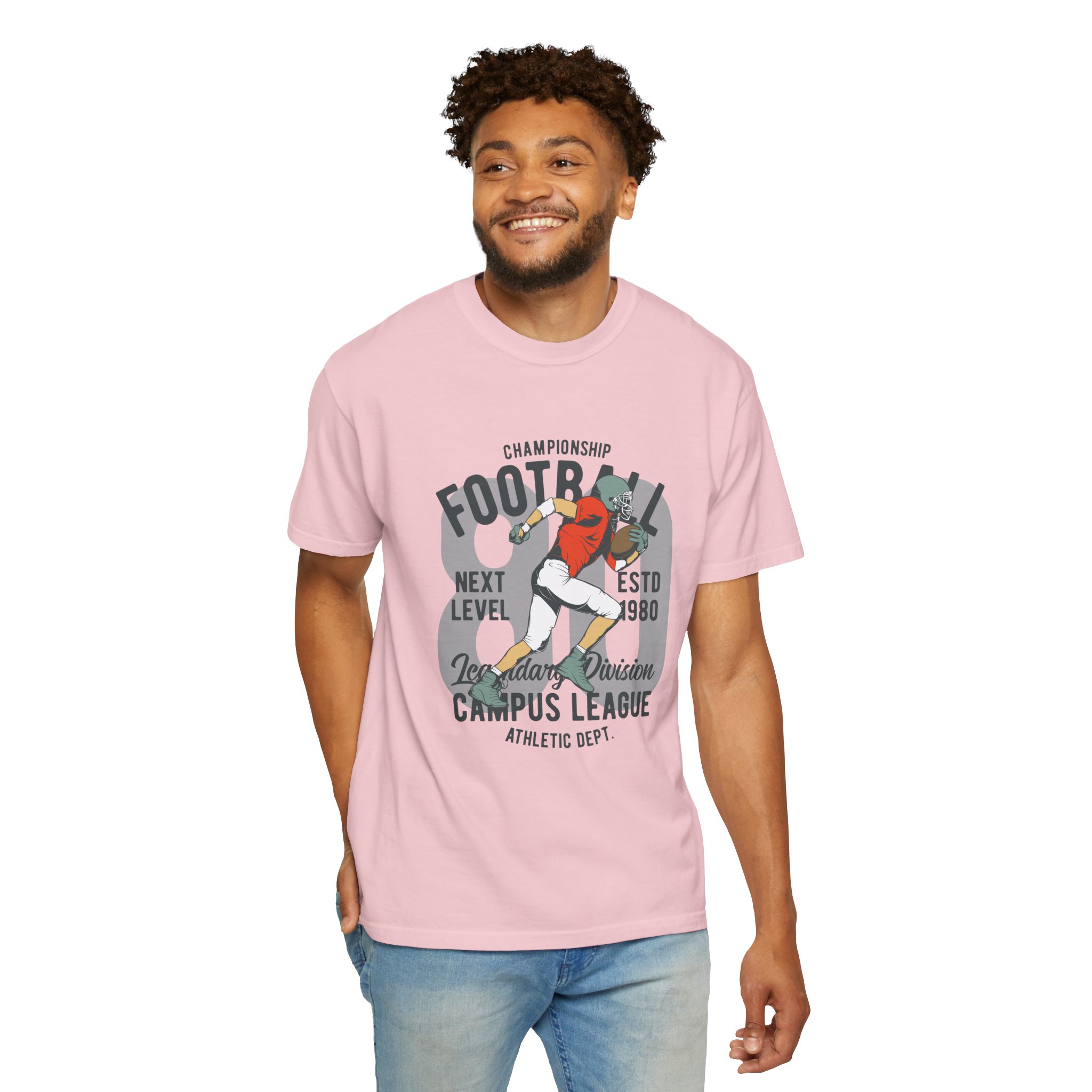 C - 16.20 - Football Campus League Unisex T-Shirt, Sporty Tee, Athletic Gift, Game Day Shirt, Casual Wear, Unisex Fashion. - Image 46