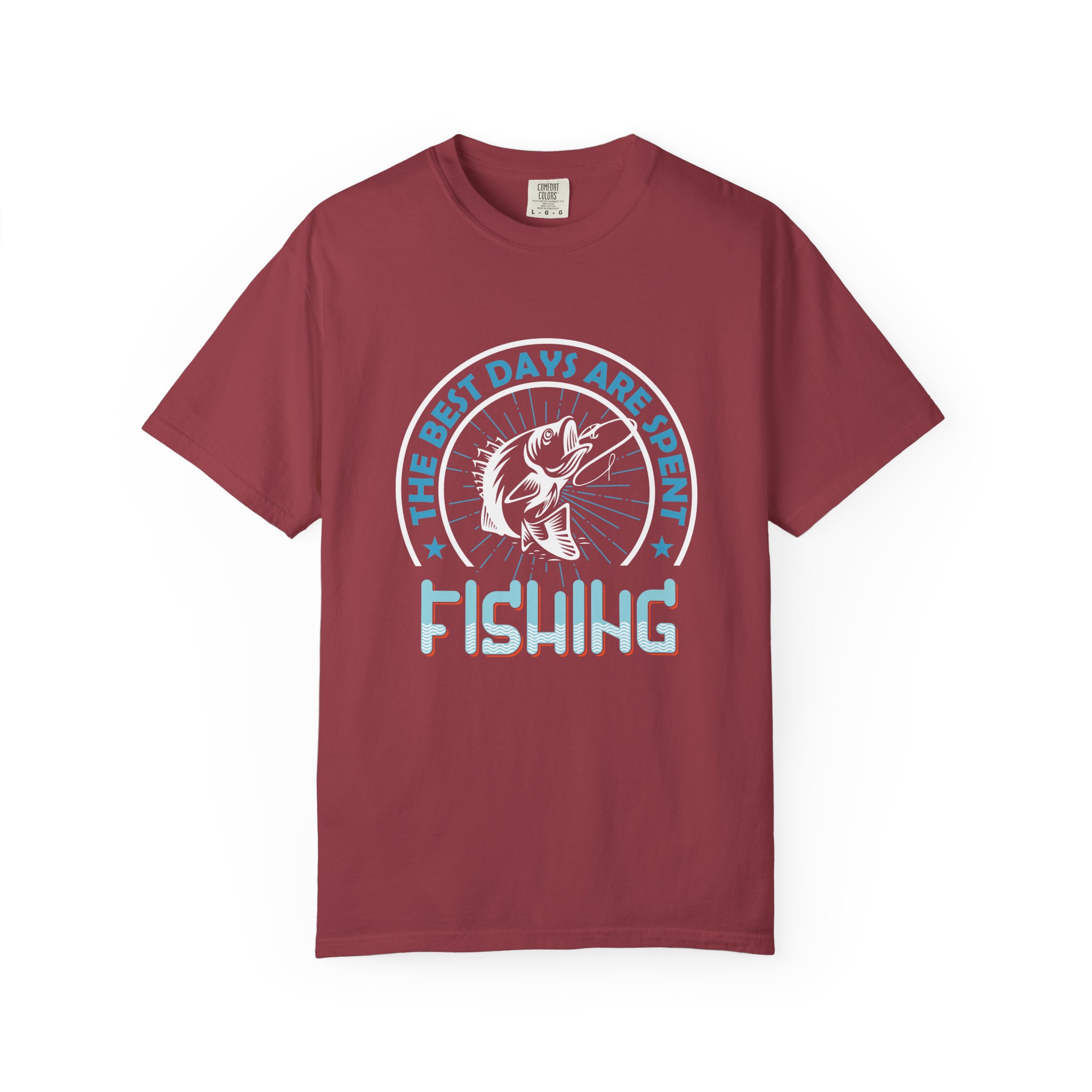 Fishing Enthusiast Garment-Dyed T-Shirt, Casual Wear, Gift for Dad, Outdoor Apparel, Eco-Friendly Fishing Shirt, Summer Fashion. - Image 33