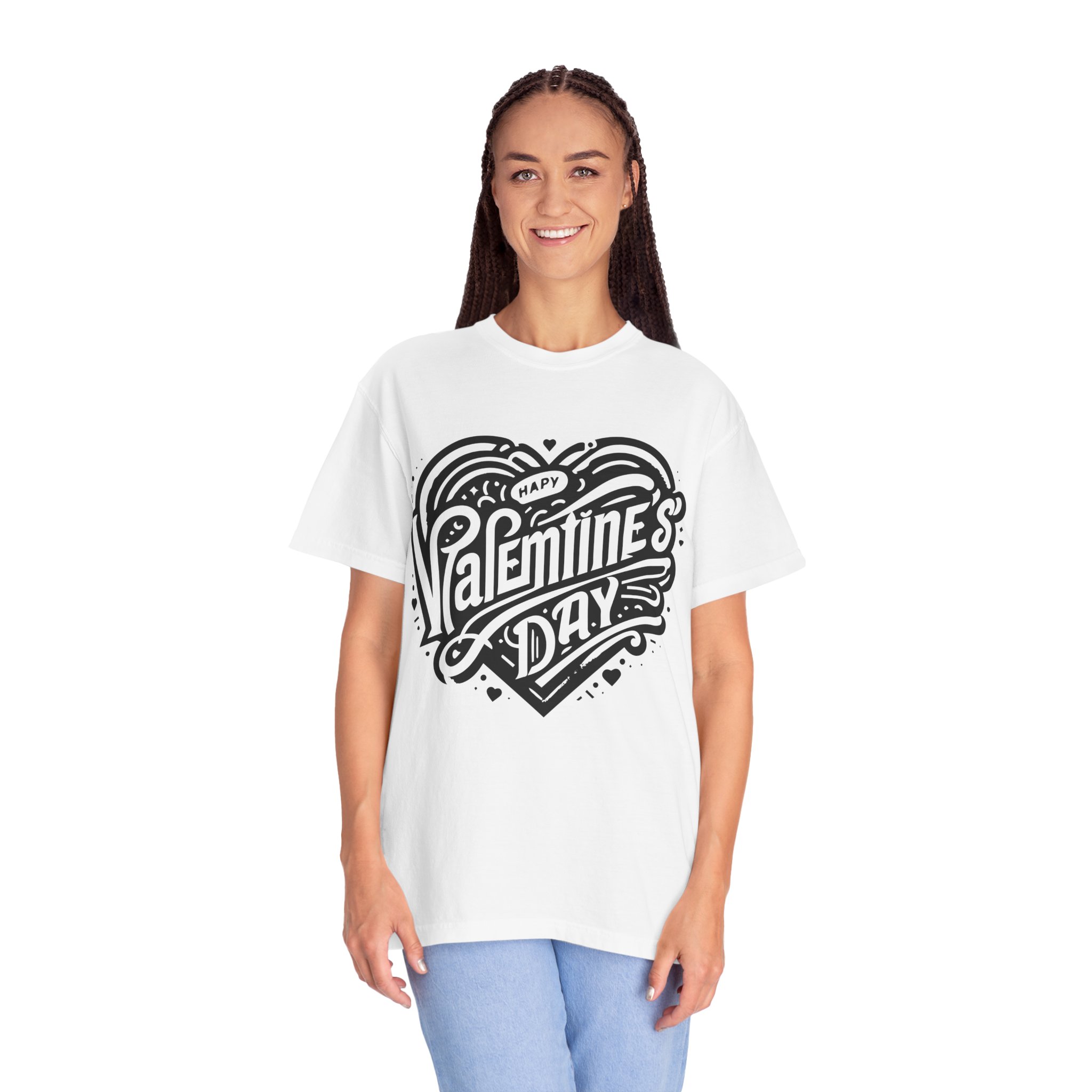 C - 8.12. - Valentine's Day Heart Graphic T-Shirt. - Image 11