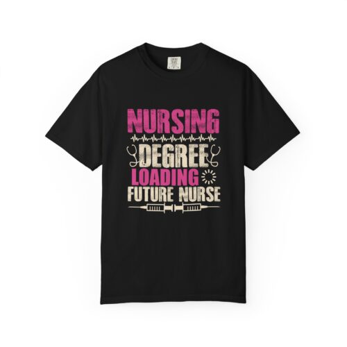 Nursing Degree Loading T-Shirt for Future Nurses, Unisex Apparel, Gift for Nursing Students, Medical School Grad Tee, Healthcare Humor Shirt.
