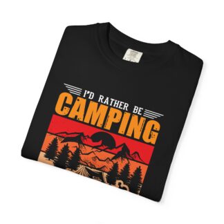 “I’d Rather Be Camping and Go to the Mountains” T-Shirt – Retro Outdoor Graphic Tee for Nature Lovers, Fun Adventure Wear & Perfect Gift Giving. - Image 7