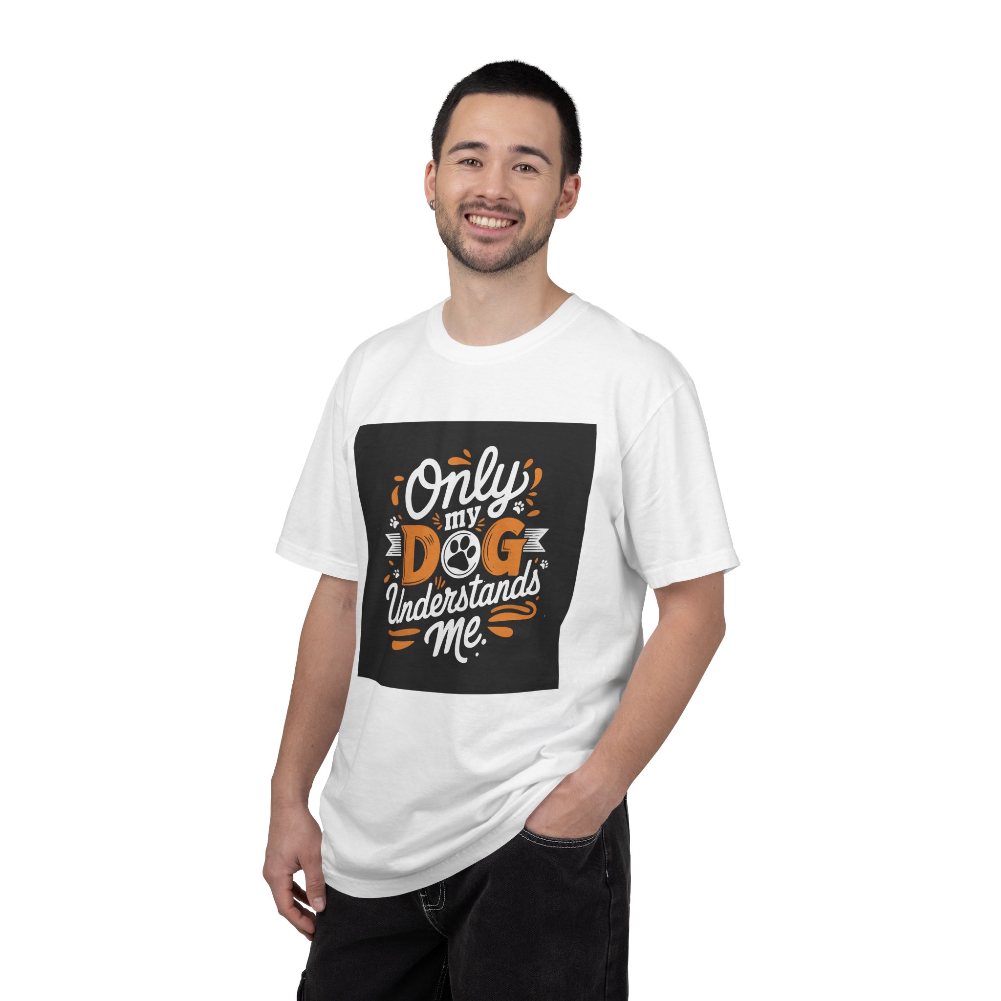 Unisex Dog Lover T-Shirt, "Only My Dog Understands Me" Tee, Funny Pet Shirt, Gift for Dog Parents, Cute Animal Lover Apparel. - Image 2