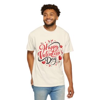 Happy Valentine’s Day Heart Design T-Shirt – Romantic Valentine Graphic Tee for Couples, Love Gift & Festive Wear. - Image 14