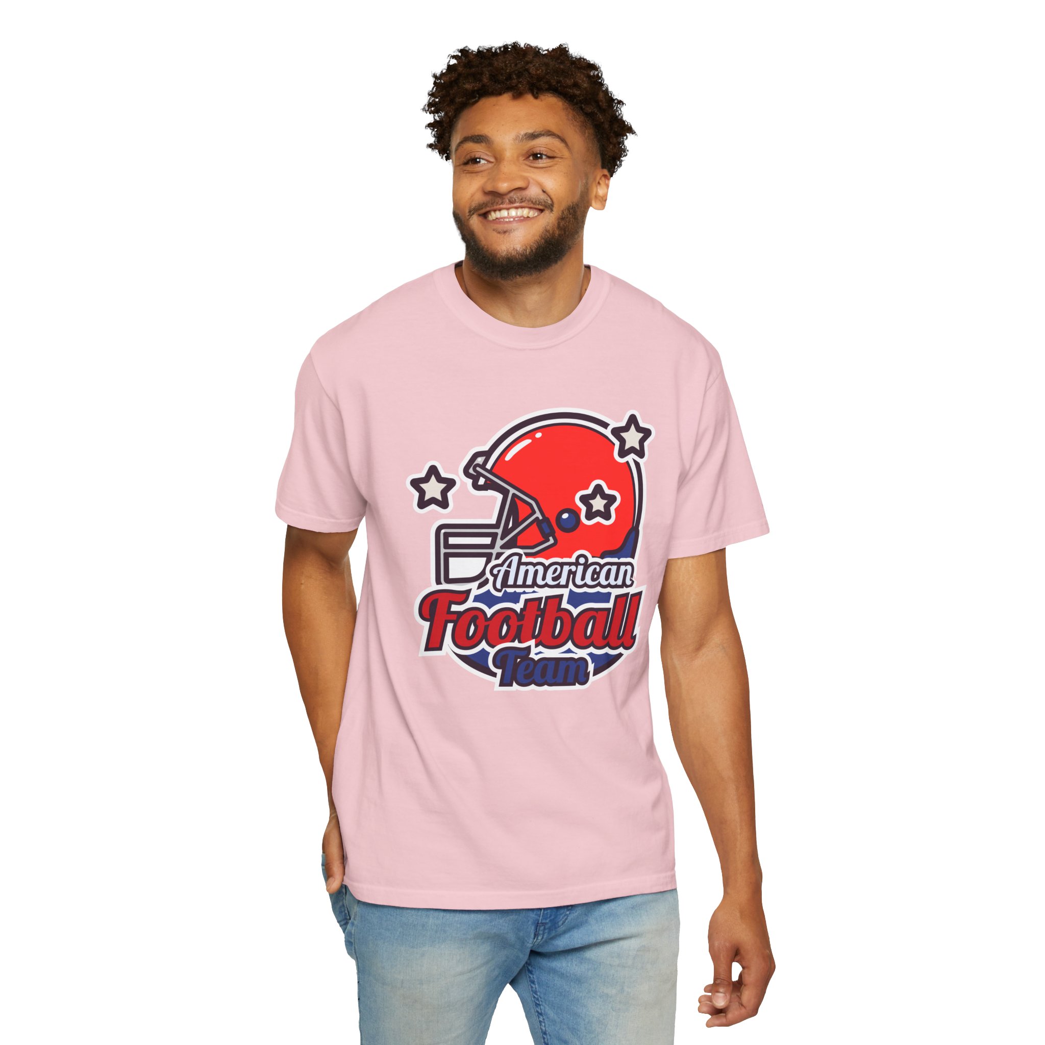 C - 16.13a - Authentic Football Team T-Shirt, Unisex Sports Tee, Garment Dyed Shirt, Game Day Apparel, Perfect for Football Fans, Casual Wear. - Image 46