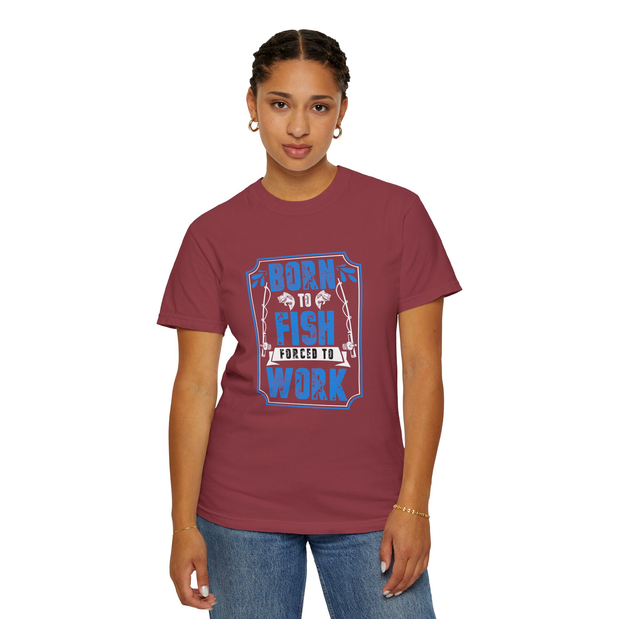Born to Fish T-shirt, Unisex Fishing Tee, Outdoor Adventure Shirt, Gift for Fishermen, Casual Wear for Nature Lovers. - Image 4