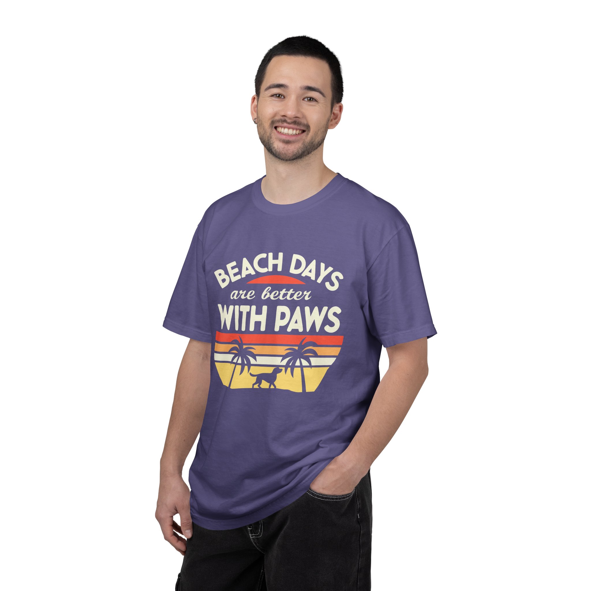C - 13.1 - Beach Days Are Better with Paws Unisex T-Shirt | Pet Lover Gift, Summer Tee, Casual Wear, Beachwear, Dog Lover Apparel. - Image 34