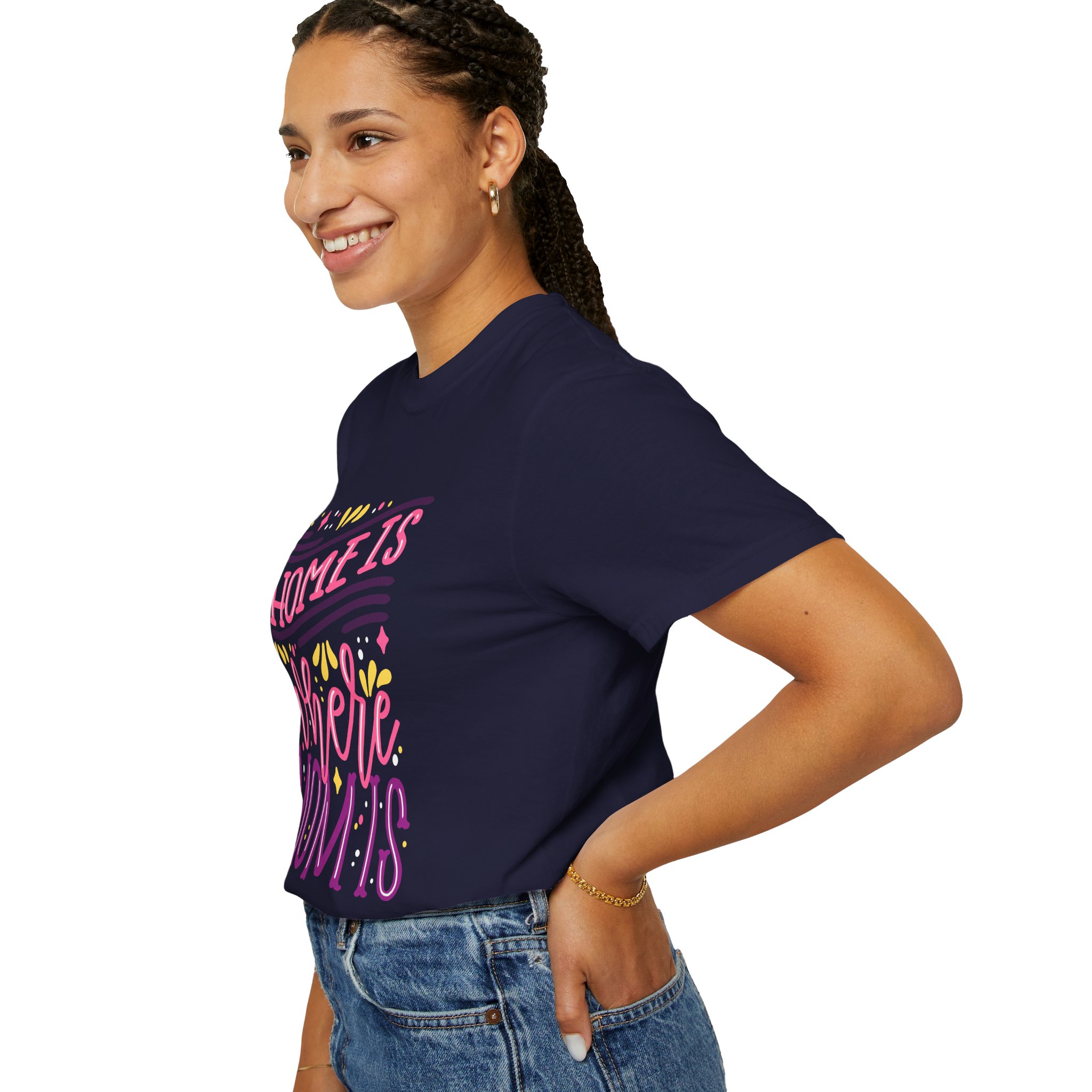 Home is Where Mom Is Unisex T-shirt, Family Love Tee, Gift for Moms, Cute Mom Shirt, Comfortable Everyday Wear. - Image 29