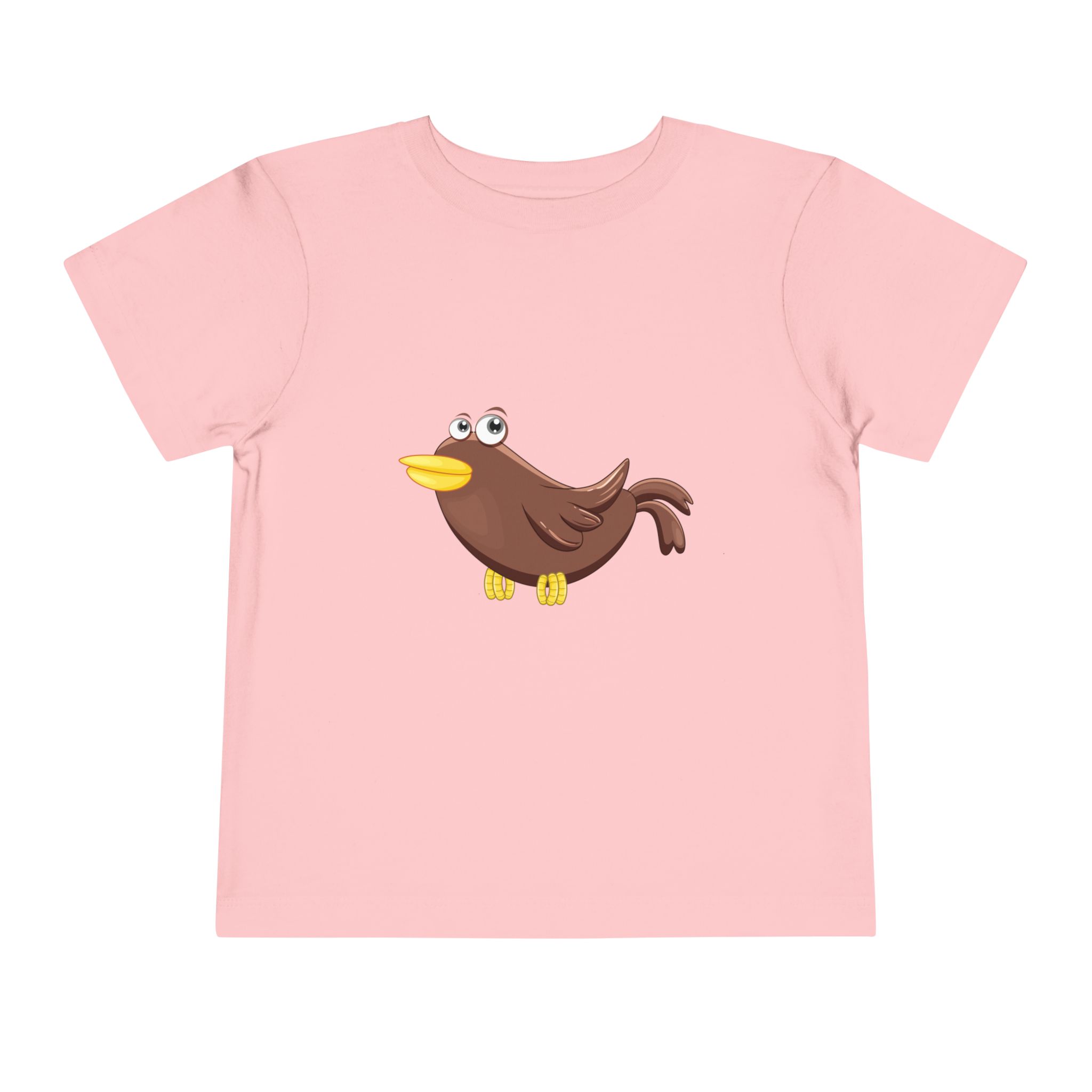 Cute Cartoon Brown Bird Toddler T-Shirt – Adorable Bird Graphic Tee for Kids, Boys & Girls. - Image 21