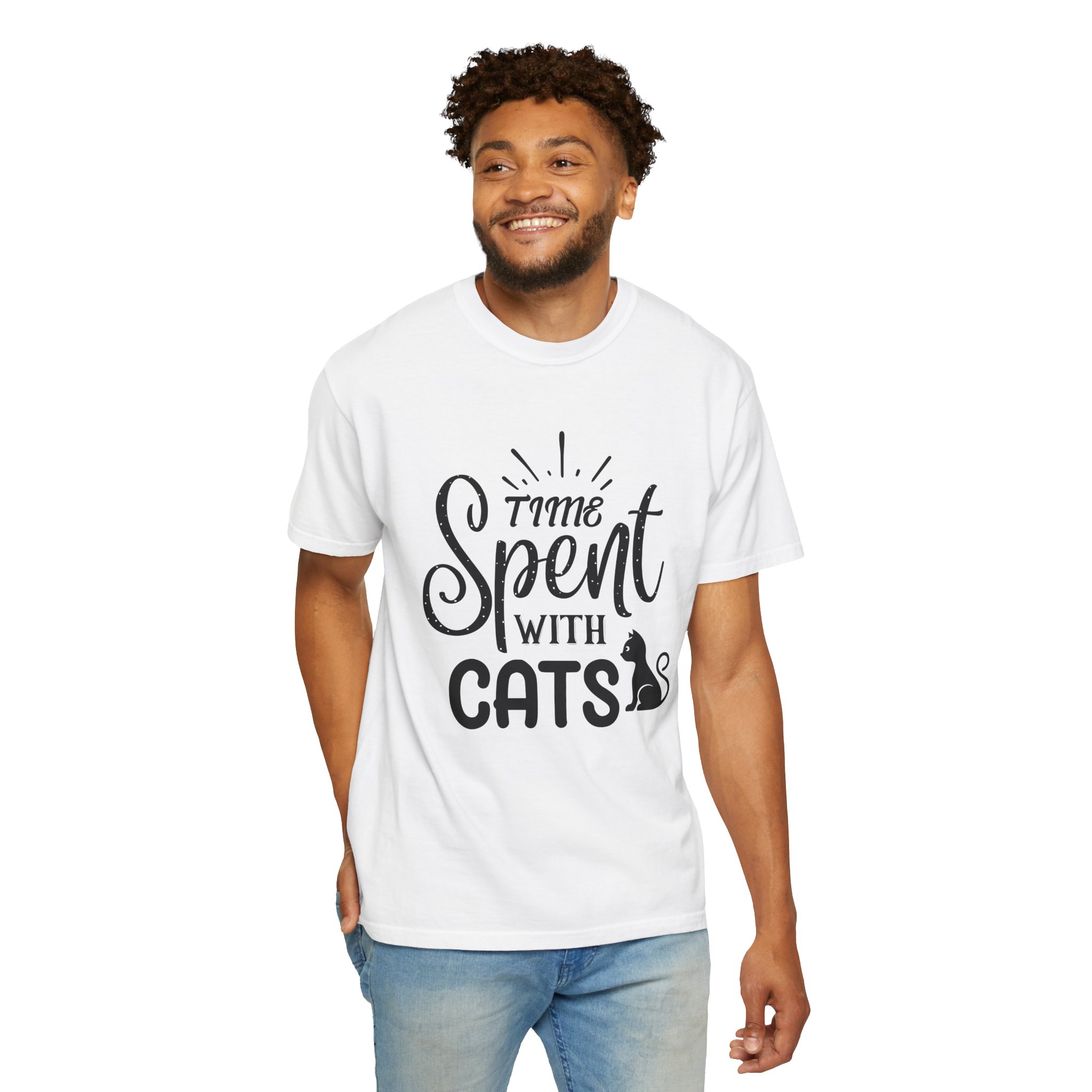 b2 - 5.13 - Time Spent with Cats T-Shirt – Heartwarming Cat Lover Graphic Tee for Cozy Moments & True Pet Love. - Image 14
