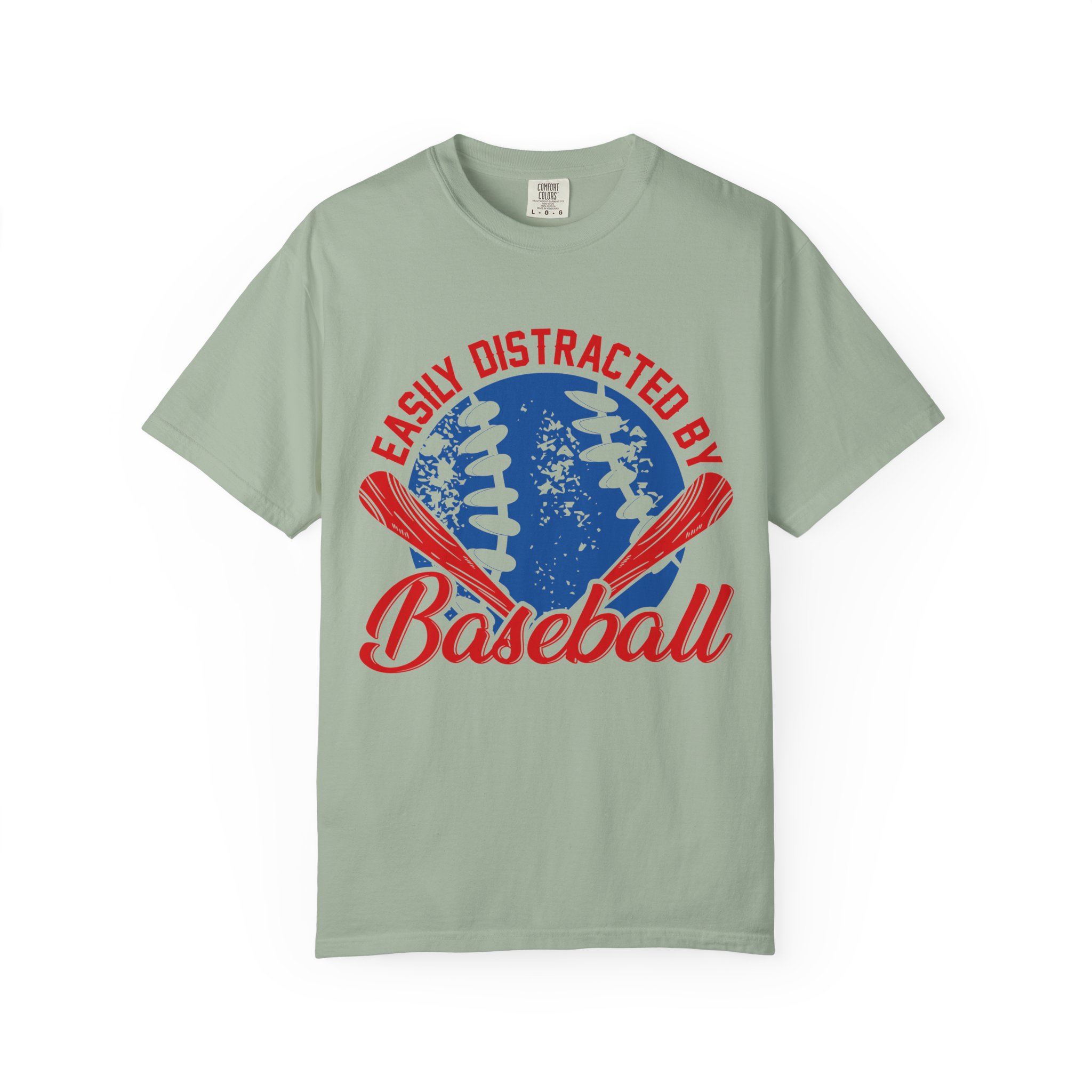 Unisex Baseball T-Shirt - Easily Distracted by Baseball, Sporty Tee, Gift for Baseball Lovers, Summer Wear, Casual Apparel. - Image 17