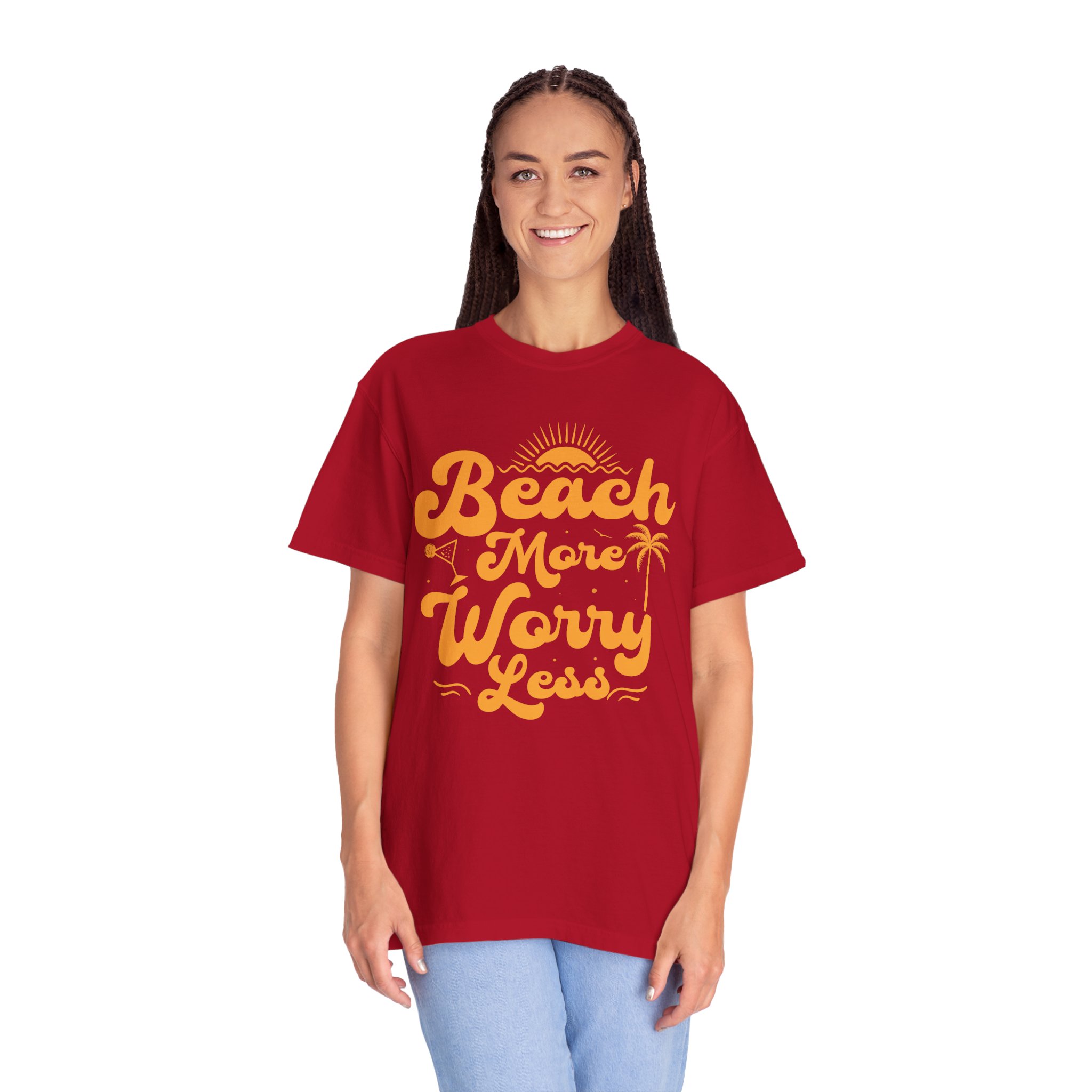 C - 13.12a - Beach Vibes T-Shirt - Unisex Garment-Dyed Tee, Summer Apparel, Gift for Beach Lovers, Vacation Outfit, Relaxing Days. - Image 51