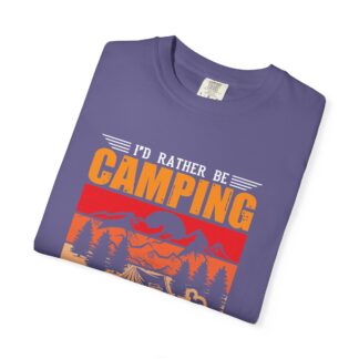 “I’d Rather Be Camping and Go to the Mountains” T-Shirt – Retro Outdoor Graphic Tee for Nature Lovers, Fun Adventure Wear & Perfect Gift Giving. - Image 39