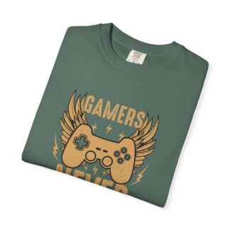 Retro Controller Graphic Tee for Gamers Vibes - Gamers Never Sleep Unisex Tee - Image 7