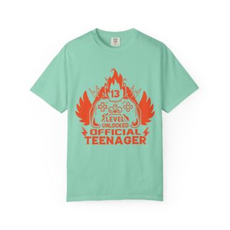 Teen Gamer Tshirt - Official Birthday Tee - Level Unlocked Official Teenager Unisex Tee – 13th Birthday Gamer Graphic Tee for Teens, Fun Celebration & Gaming Vibes. - Image 17