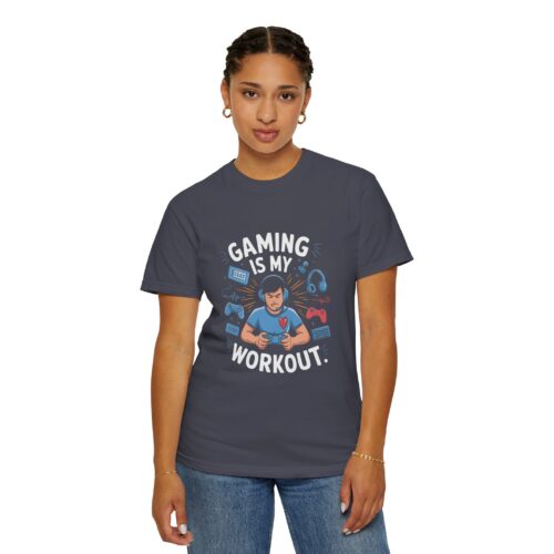 Sarcastic gaming T-shirt - Gaming Is My Workout Unisex Tee - Image 28