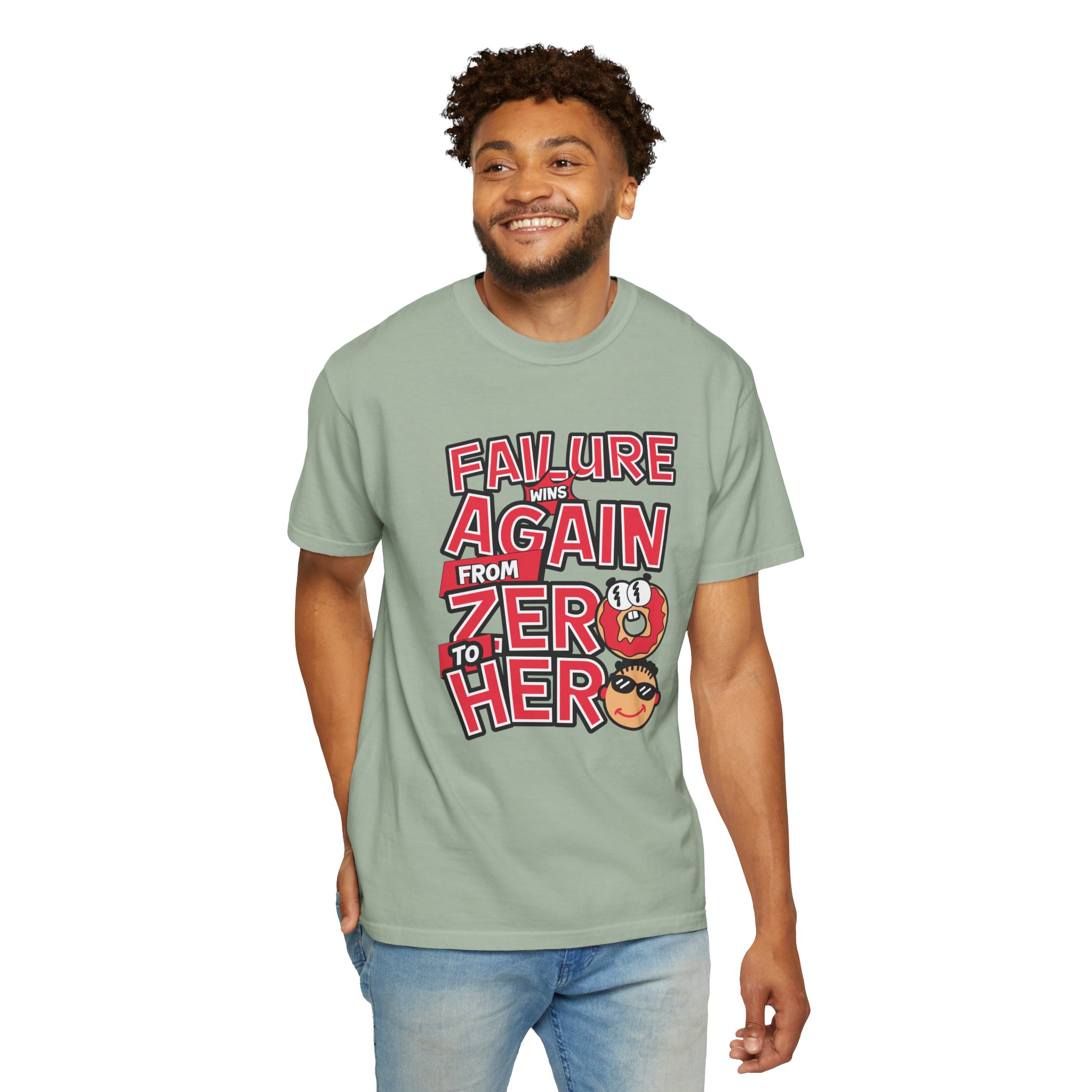 b2 - 2.3 - From Failure Again to Hero T-Shirt – Motivational Graphic Tee for Growth, Resilience & Success Mindset. - Image 30