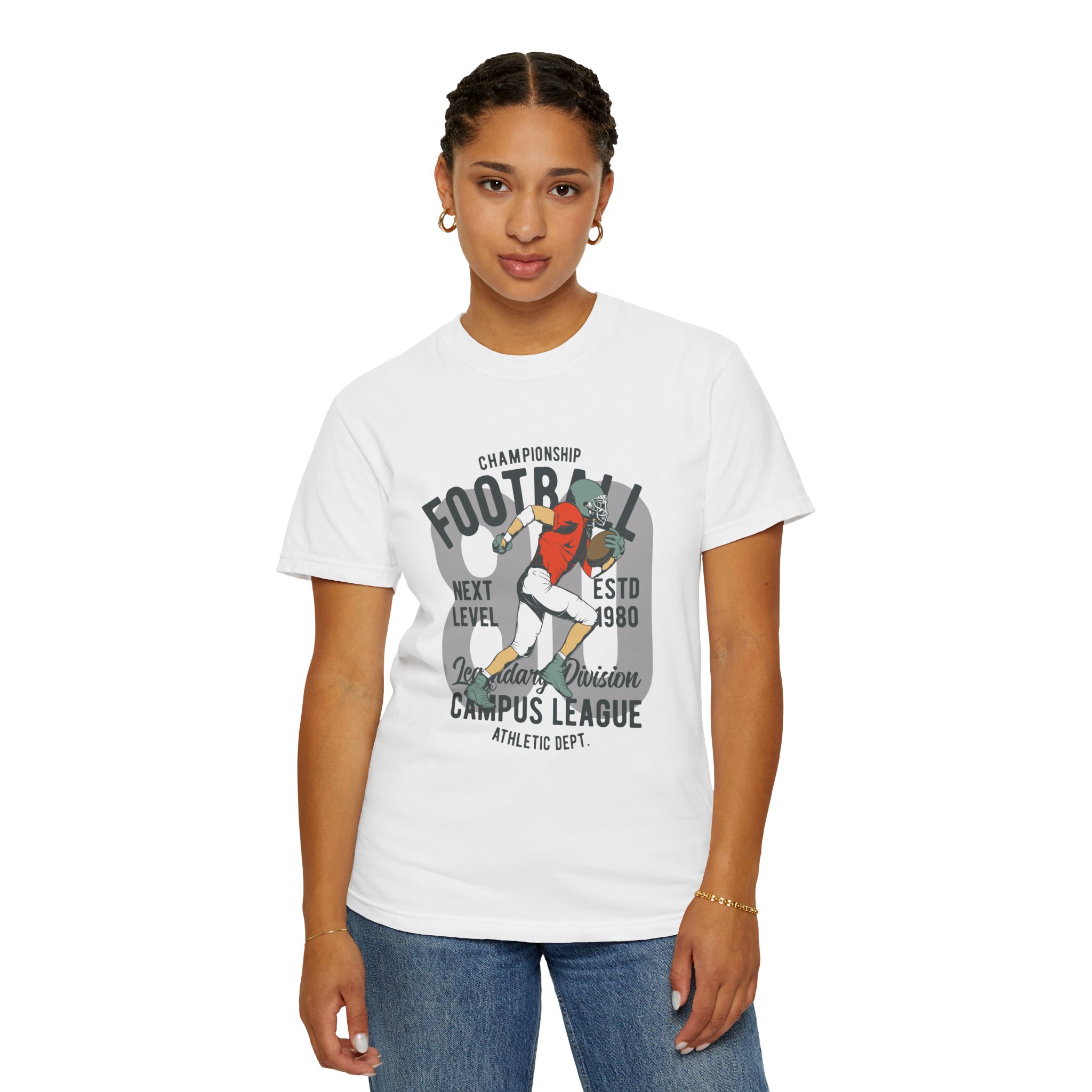 C - 16.20 - Football Campus League Unisex T-Shirt, Sporty Tee, Athletic Gift, Game Day Shirt, Casual Wear, Unisex Fashion. - Image 12