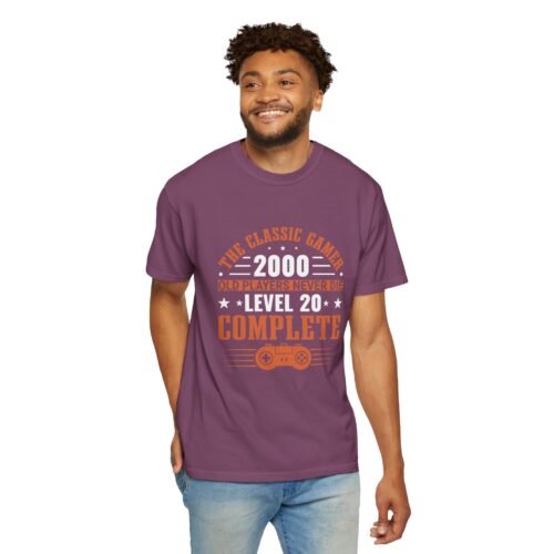 Retro gaming tee Gamer Level 20 Unisex Tshirt - Image 38