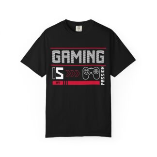Motivational gaming tee for Gamers - Gaming Is Passion - Unisex Tee - Image 49