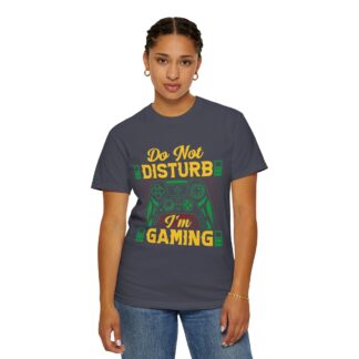 Funny gaming tshirt for Gamers & Players - Do Not Disturb I’m Gaming Unisex T-Shirt – Funny Gamer Graphic Tee for Video Game Lovers, Gamers & Console Players. - Image 4