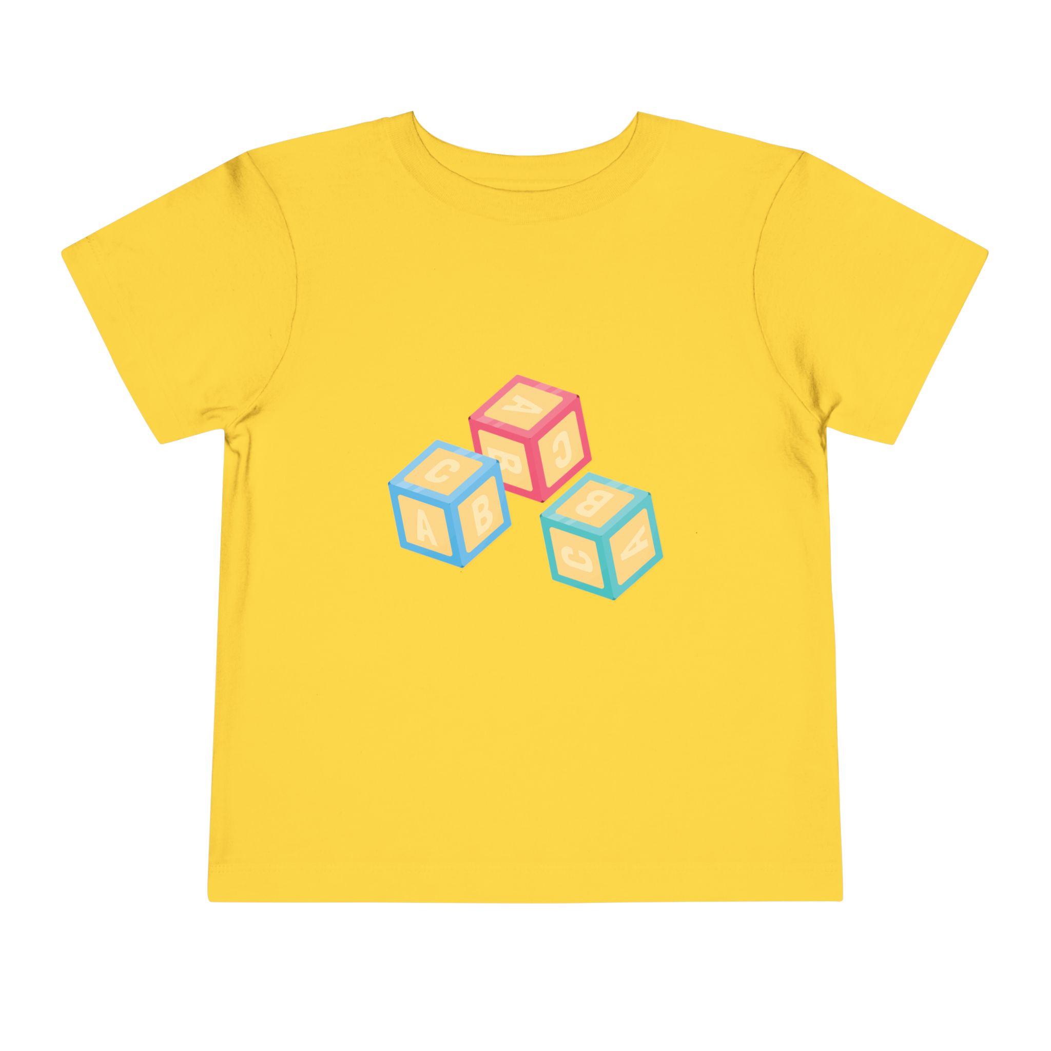 Colorful Toy Blocks Toddler T-Shirt – Cute Kids Graphic Tee for Boys & Girls, Baby Shower Gift. - Image 13