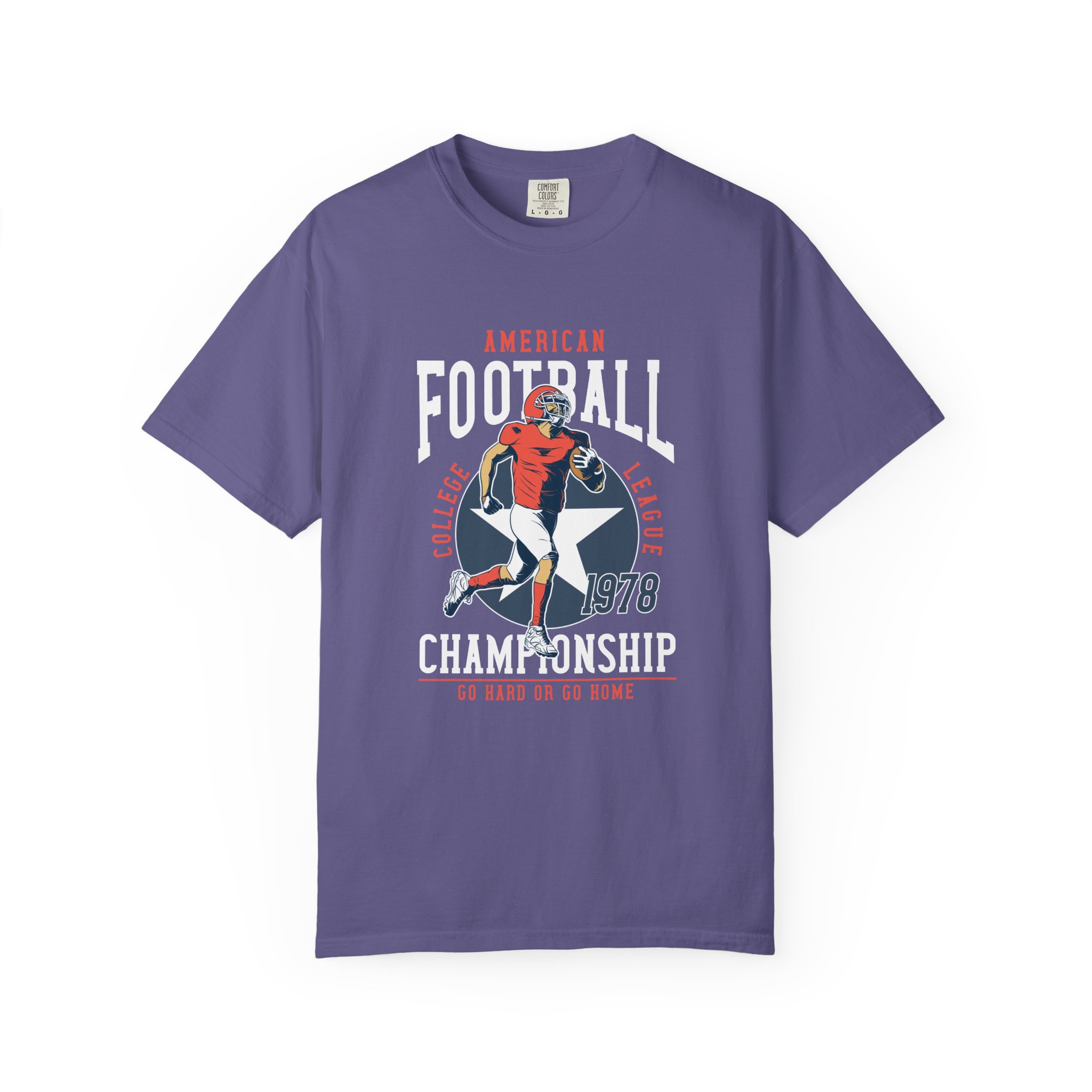 C - 16.19 - Vintage Football Championship T-Shirt, Sports Tee, Unisex Apparel, Gift for Football Fans, Casual Wear, Retro Style, Game Day Shir. - Image 33