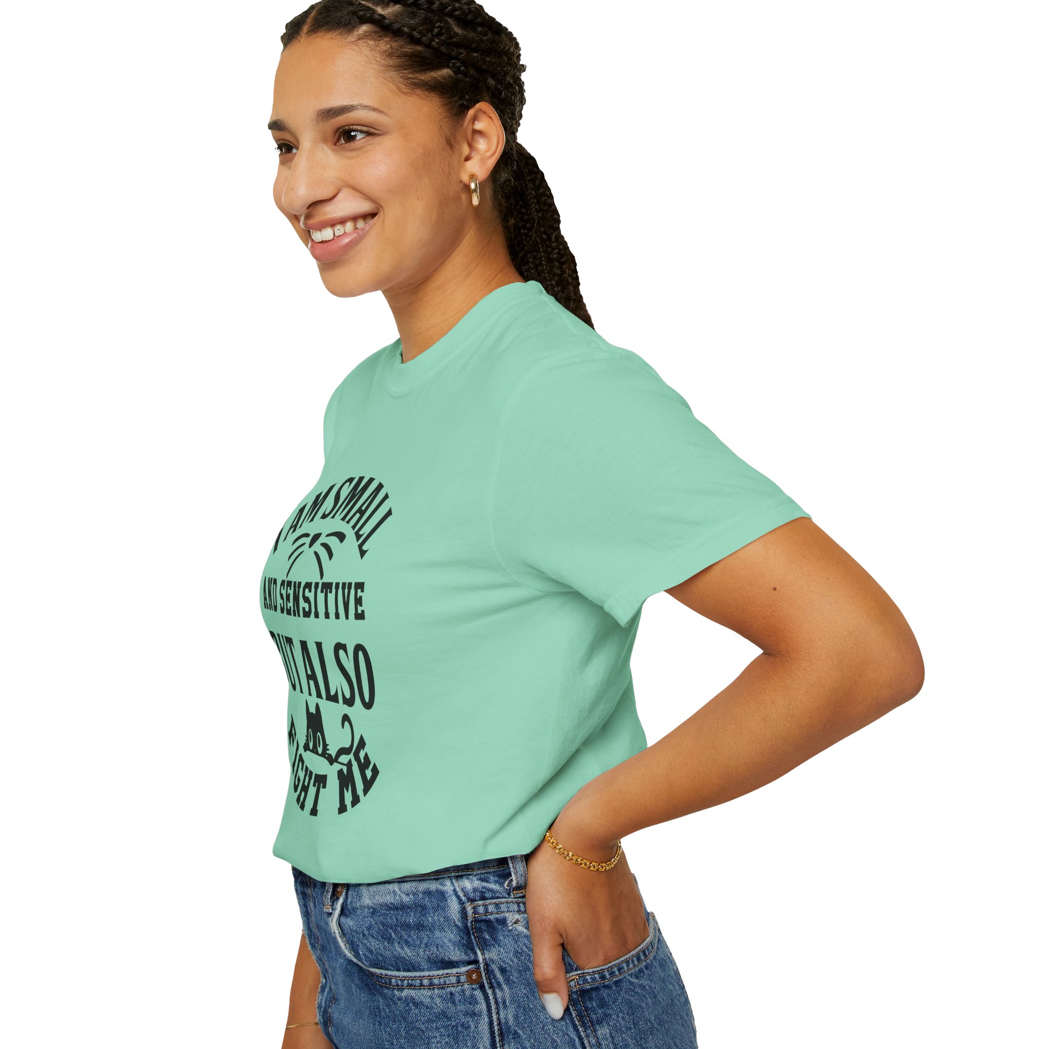 Playful Cat-Themed Unisex T-Shirt, Funny Cat Lover Gift, Cute Pet Owner Apparel, Adjustable Fit Tee for All Occasions. - Image 5