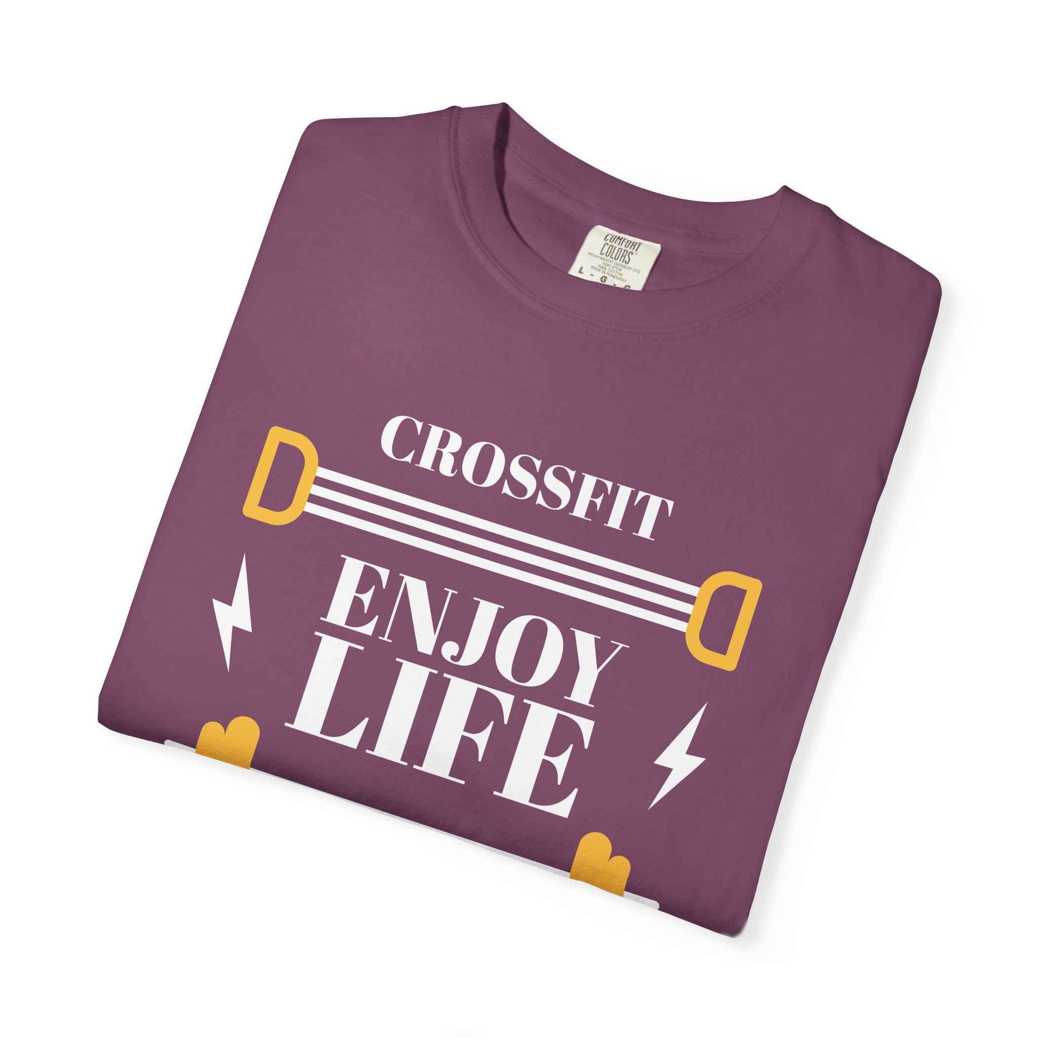 CrossFit Motivational T-Shirt, Unisex Workout Tee, Gym Apparel, Fitness Gift, Enjoy Life It's Just One. - Image 47
