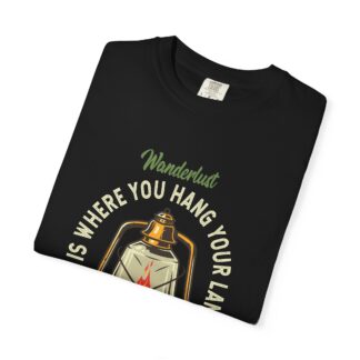 “Home Is Where You Hang Your Lantern” T-Shirt – Vintage Camping Graphic Tee for Outdoor Lovers, Fun Adventure Wear & Perfect Gift Giving. - Image 31