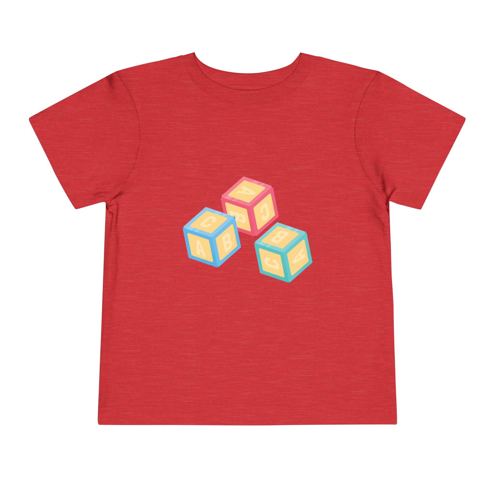 Colorful Toy Blocks Toddler T-Shirt – Cute Kids Graphic Tee for Boys & Girls, Baby Shower Gift. - Image 25
