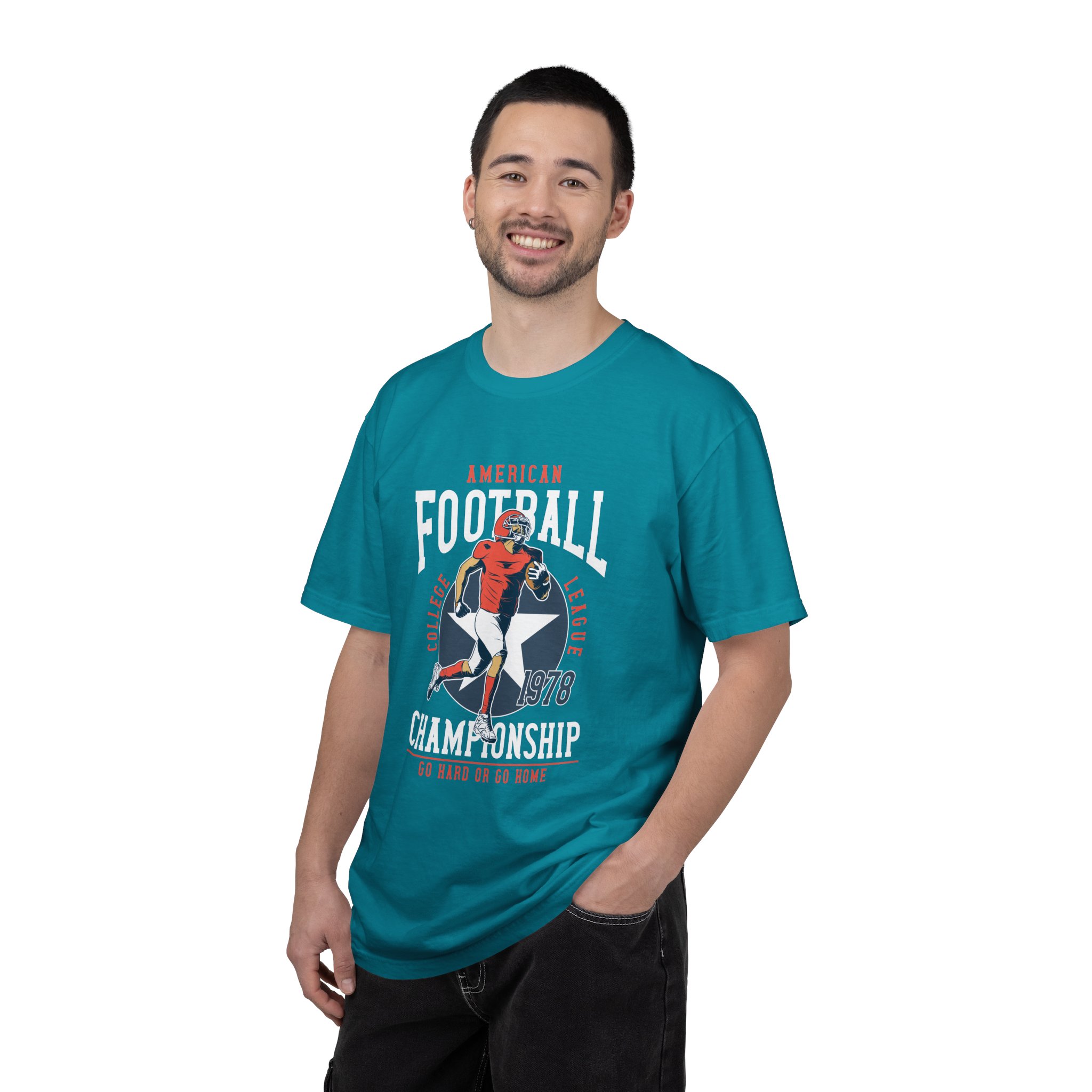 C - 16.19 - Vintage Football Championship T-Shirt, Sports Tee, Unisex Apparel, Gift for Football Fans, Casual Wear, Retro Style, Game Day Shir. - Image 18