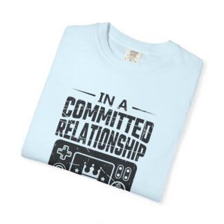 Funny gamer Tshirt for Console Players - Committed to My Controller Unisex Tee - Image 7