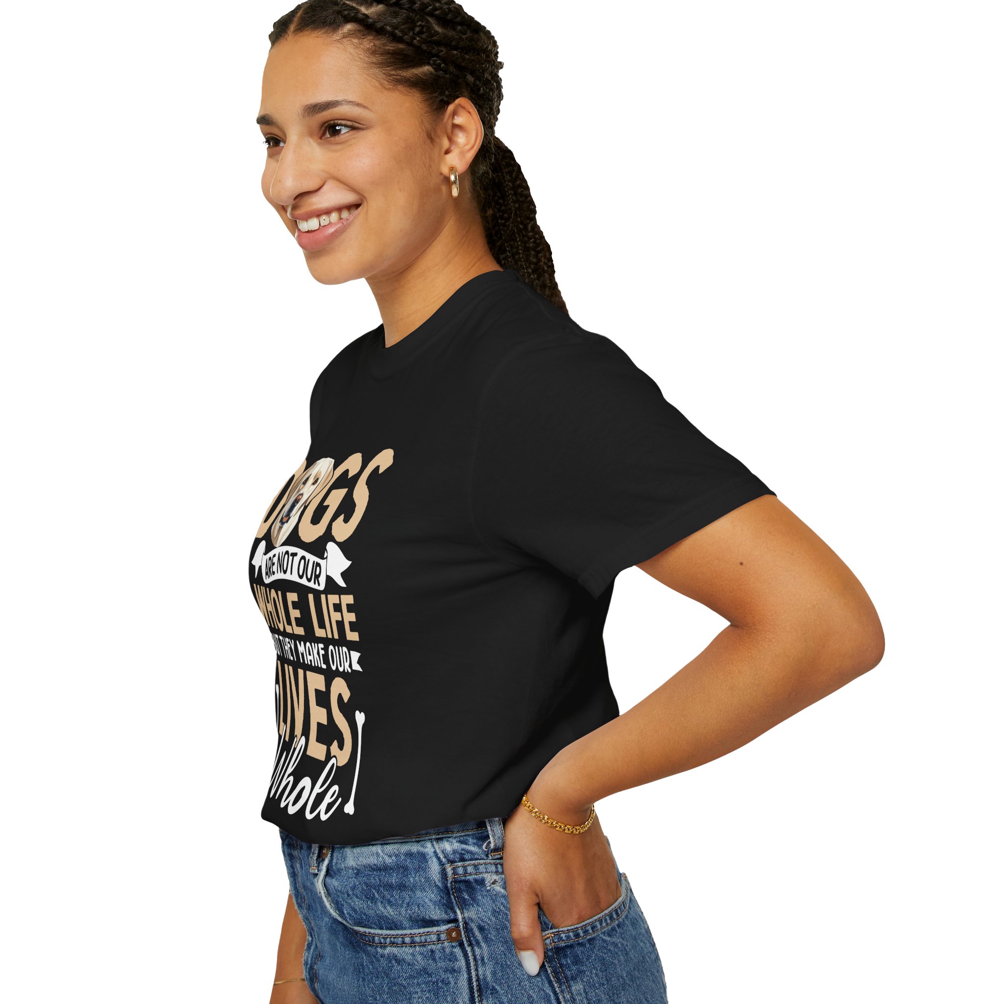 b2 - 4.2 - Dogs Are Not Our Whole Life They Make Our Lives Whole T-Shirt – Heartwarming Dog Lover Graphic Tee for Pet Lovers & Emotional Everyday Style. - Image 29